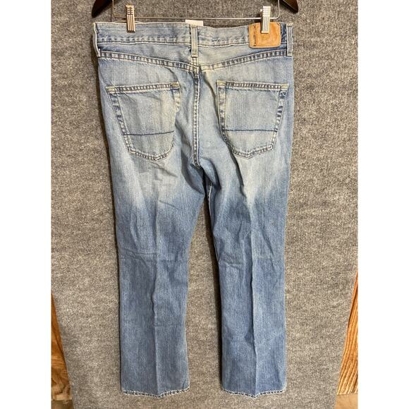 Bullhead Men’s Jeans Blue Denim Dark Wash Slim Boot Leg Men’s Size 32x32 - Picture 2 of 8